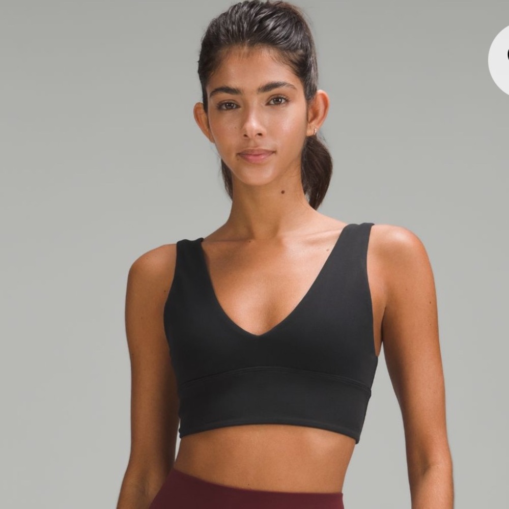 Like New Lululemon Align V-Neck Bra Light Support A/B Cup Size 6